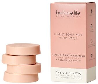 Faithful to Nature Be.bare hand soap bar minis - pack of 4 offer