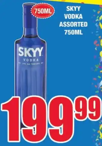 Boxer Liquors Skyy Vodka Assorted 750 ml offer