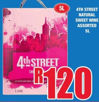 Boxer Liquors 4th Street Natural Sweet Wine Assorted 5L offer