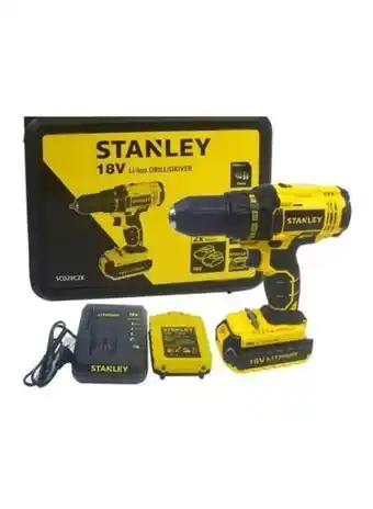 OneDayOnly 18v cordless drill driver + 2x2ah battery + kitbox (model: scd20s2k-b9) offer