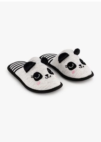 Panda mule slippers (size 12-6) older girl