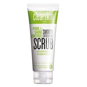 AVON Clearskin pore & shine control smooth exfoliating scrub 75ml offer