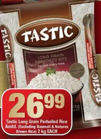 OK Foods Tastic Long Grain Parboiled Rice Asstd 2kg offer