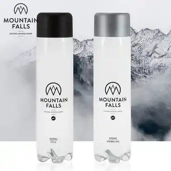 24x 500ml or 1l signature still or sparkling natural mineral water