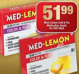 OK Foods Med-Lemon Cold & Flu Medication Asstd 8's offer