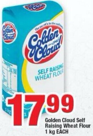OK Foods Golden Cloud Self Raising Wheat Flour 1kg offer