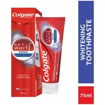 Clicks Optic white instant toothpaste 75ml offer