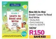 Game New All In One Grade 1 Learn To Read & Write offer