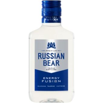Shoprite Liquor Russian bear energy fusion triple distilled vodka bottle 200ml offer