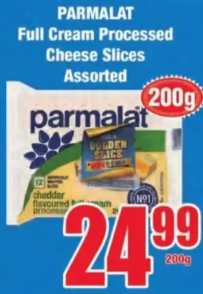 Boxer Superstores Parmalat Full Cream Processed Cheese Slices Assorted 200g offer