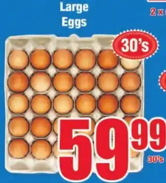 Boxer Superstores Large Eggs 30's offer