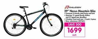 Makro Raleigh 29" Nexus Mountain Bike offer