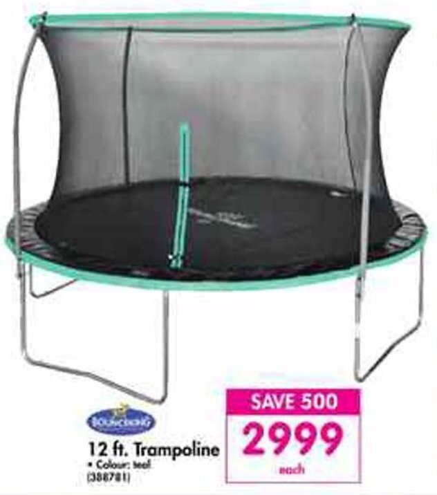 Bounceking 12ft Trampoline offer at Makro