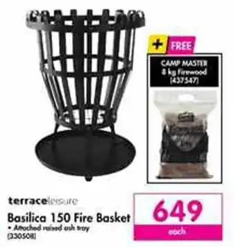 Makro Terrace Leisure Basilica 150 Fire Basket offer