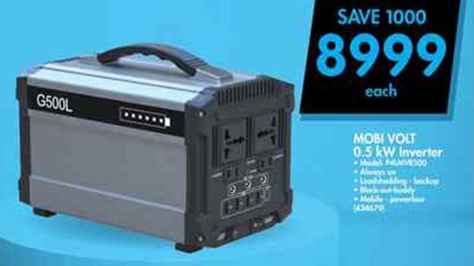 Mobi Volt 0.5kw Inverter offer at Makro