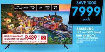 Makro Samsung 127cm (50") Smart UHD 4K LED TV offer