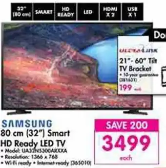 Makro Samsung 80cm (32") Smart HD Ready LED TV offer