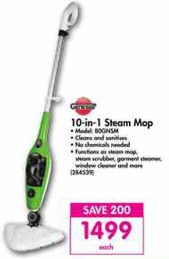 Makro Genesis 10-in-1 Steam Mop offer