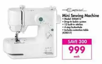 Makro Empisal Mini Sewing Machine offer