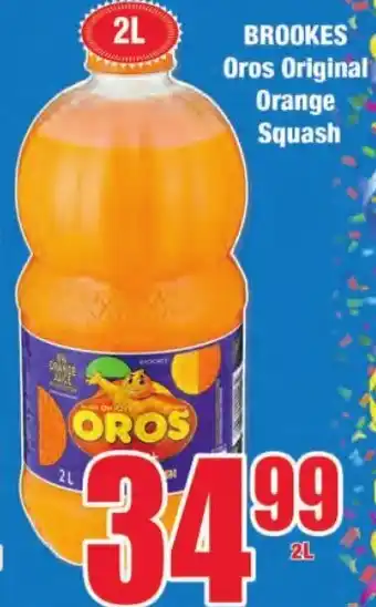 Boxer Superstores Brookes Oros Original Orange Squash 2L offer