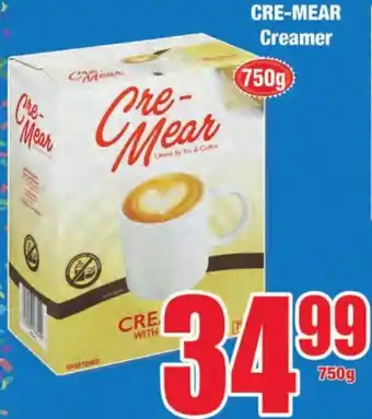Boxer Superstores Cre-Mear Creamer 750g offer