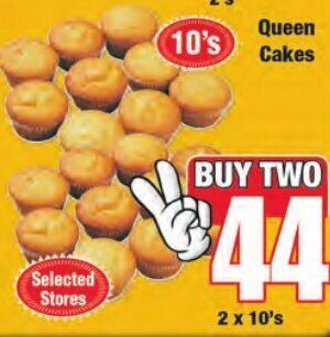 Boxer Superstores Queen Cakes 2x10's offer