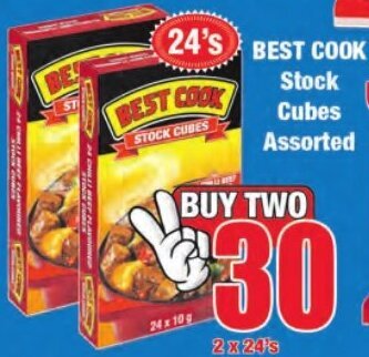 Boxer Superstores Best Cook Stock Cubes Assorted 2 x 24's offer