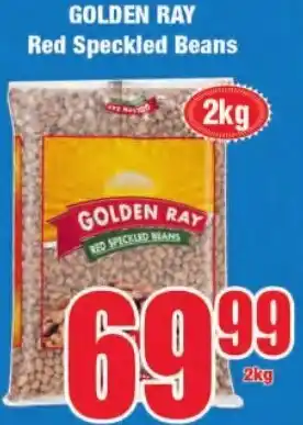 Golden Ray Red Speckled Beans 2kg