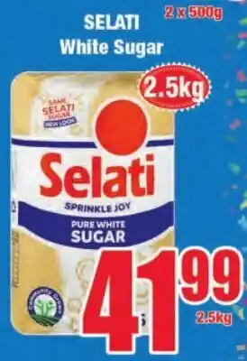 Boxer Superstores Selati White Sugar 2 x 500g offer