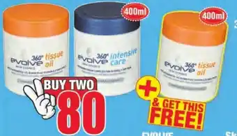 Boxer Superstores Evolve 360° Body Cream Assorted 2x400ml offer