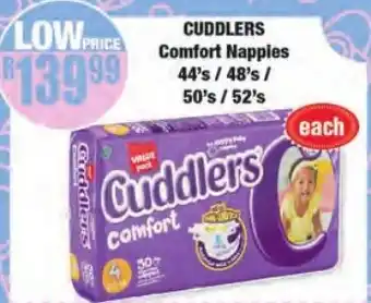 Boxer Superstores Cuddlers Comfort Nappies 44's/ 48's/ 50's/ 52's offer