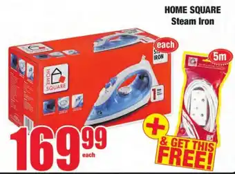 Boxer Superstores Home Square Steam Iron offer