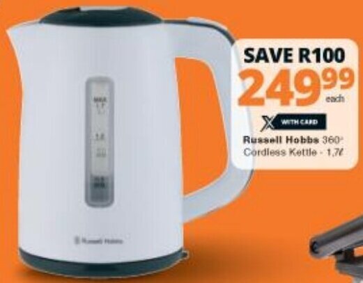 Russell hobbs kettle clearance checkers