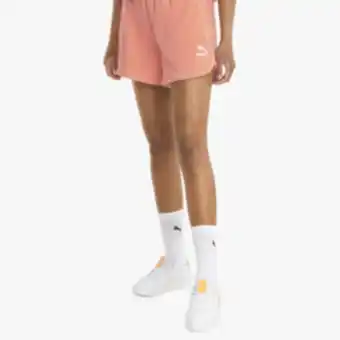 Sportscene Puma women's classics towelling peach shorts offer