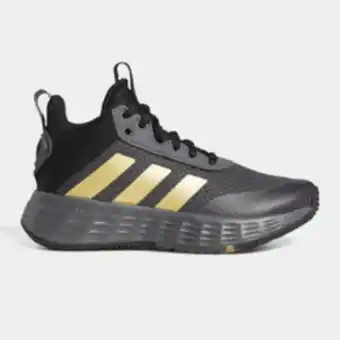 Totalsports Junior pre-school adidas ownthe game black/gold shoe offer