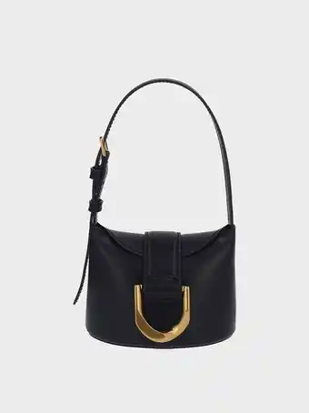 Charles & Keith Gabine bucket bag - black offer