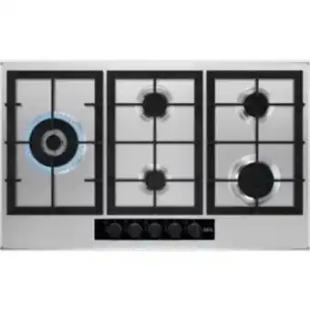 Aeg 90cm 5 burner gas hob - hgb95520ym
