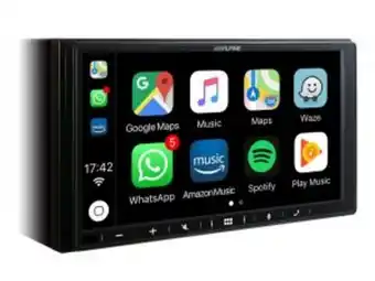 Alpine ilx-w650bt 7” digital media player with apple carplay, android auto