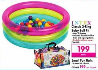 Intex Classic 3-Ring Baby Ball Pit