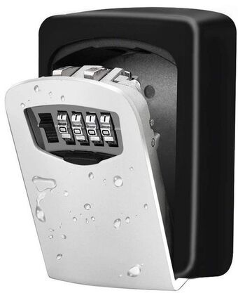 Mounted combination key lock box