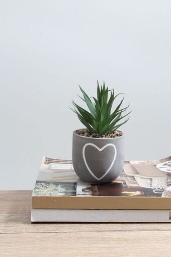 Potted faux plant