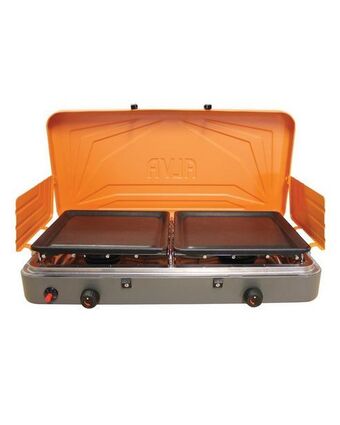 Cape Union Mart Alva double burner stove with solid plates offer