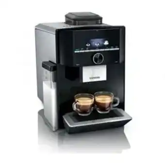 Hirsch's Siemens black fully automatic eq.9 s300 coffee machine - ti923309rw + free 1kg tribeca coffee beans and le creuset coffee cup offer