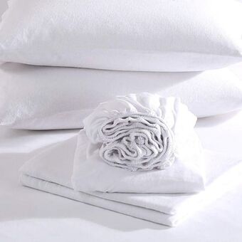 Whitehouse 100% brushed cotton white winter flat sheet offer