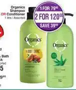 Dis-Chem Organics Shampoo Or Conditioner Assorted-For 1 x 1Ltr offer
