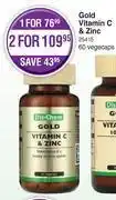 Gold Vitamin C & Zinc-For 1 x 60 Vegecaps