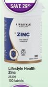 Dis-Chem Lifestyle Health Zinc-For 1 x 100 Tablets offer