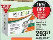 Dis-Chem Mena Cal.7 Value Pack-90 Tablets offer
