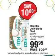 Dis-Chem Mibiotix Daily Biotic Fizzi-10 Effervescent Tablets offer