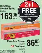 Dis-Chem Paw-Paw Cream Or Ointment-30g Each offer